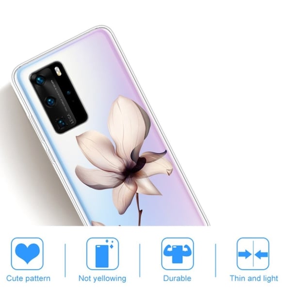 Deco Huawei P40 Pro Cover - Livlig Blomst