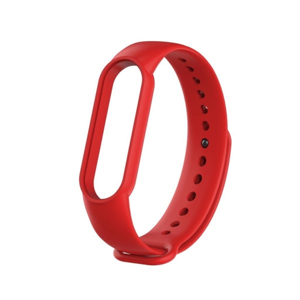 Xiaomi Mi Band 5 slitesterkt klokkebånd - Rød