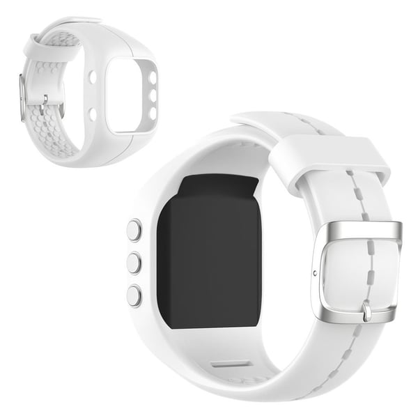 Polar A300 silikonarmbånd - Hvit