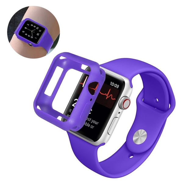 Apple Watch Series 5 44 mm slitesterk støtfangerramme - Lilla