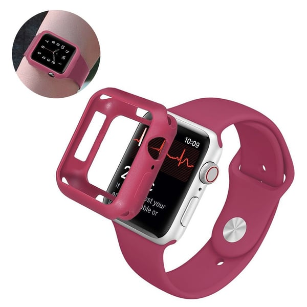 Apple Watch Series 5 44 mm slitesterk støtfangerramme - Rose
