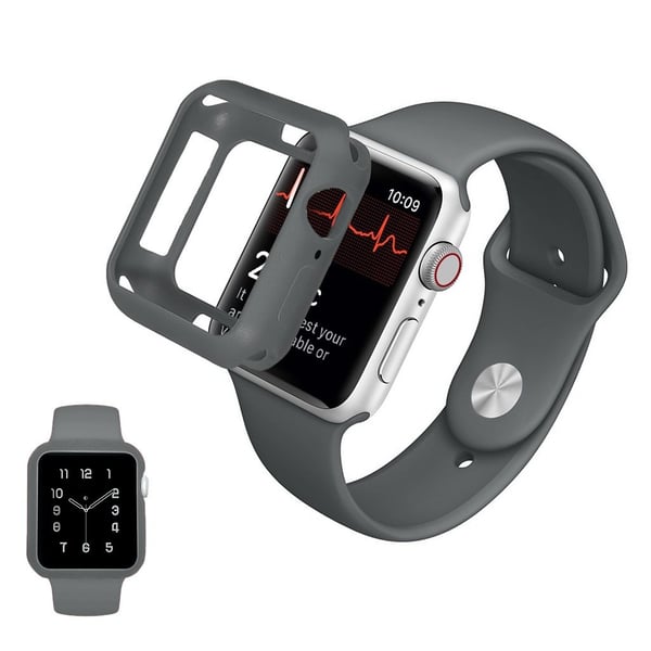 Apple Watch Series 5 40 mm slitesterk støtfangerramme - Grå