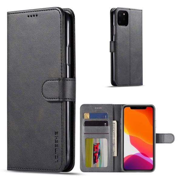 LC.IMEEKE iPhone 11 Pro Max flip etui - Sort LC.IMEEKE iPhone 11 Pro Max flip etui - Sort
