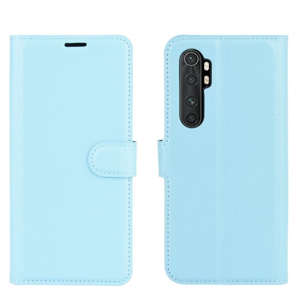Classic Xiaomi Mi Note 10 Lite flip etui - Babyblå