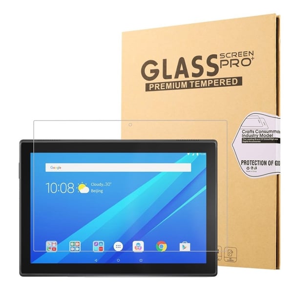 Lenovo Tab M10 9H arc edge hærdet glas skærmbeskyttelse