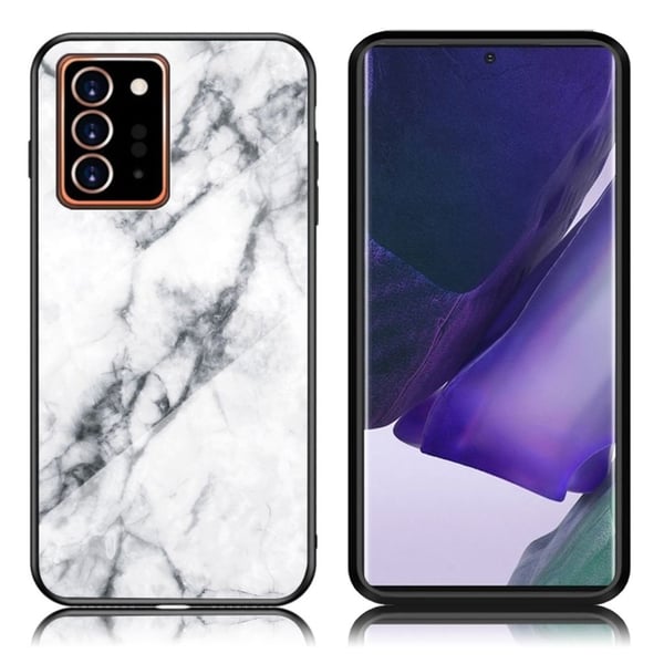 Fantasy Marble Samsung Galaxy Note 20 Ultra deksel - Hvit