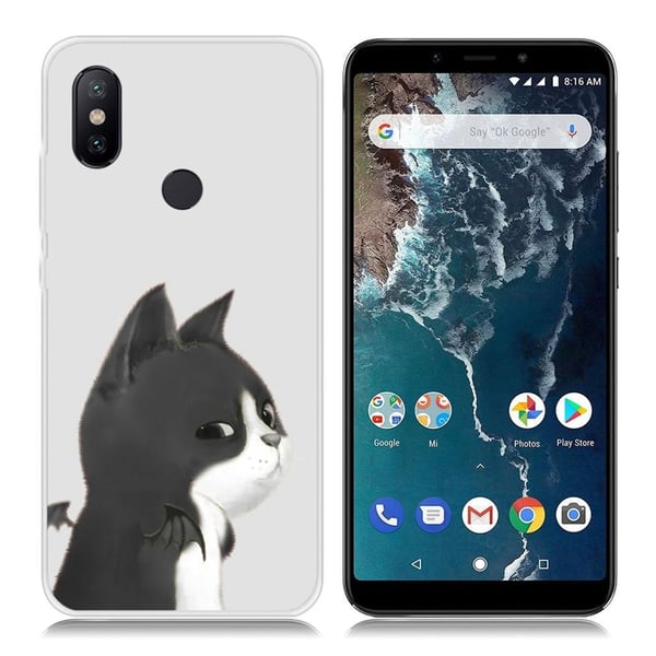 Xiaomi Mi A2 kuviollinen  suojakotelo - Ylimielinen Kissa