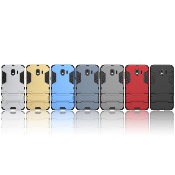 Cool Guard Samsung Galaxy J4 (2018) skal - Silver/Grå
