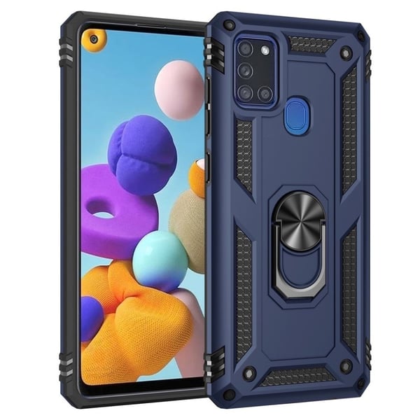 Bofink Combat Samsung Galaxy A21s Etui - Blå