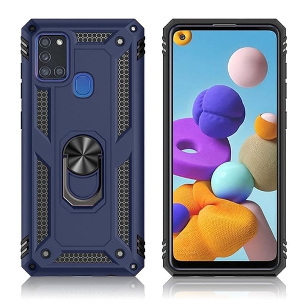 Bofink Combat Samsung Galaxy A21s Etui - Blå