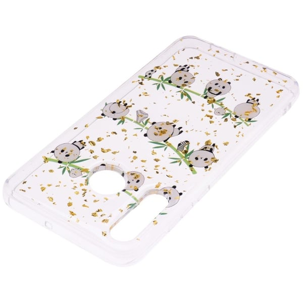 Huawei P30 Lite glimmer mønster cover - pandaer