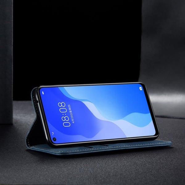Jeans Huawei P40 Lite 5G Etui - Blå