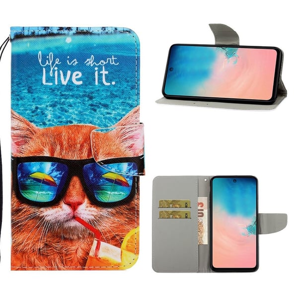 Wonderland Samsung Galaxy Note 20 Ultra flip kuoret - Kissa Lasit