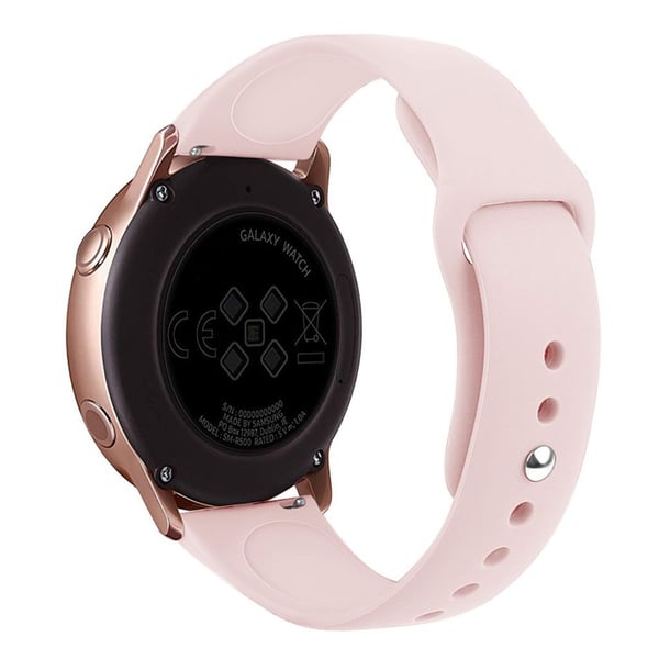 Samsung Galaxy Watch Active 20mm Slitesterk Klokkereim - Rosa