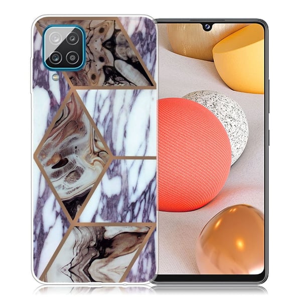 Marble Samsung Galaxy A42 5G Etui - Blue and Brown Marble Marble Samsung Galaxy A42 5G Etui - Blue and Brown Marble