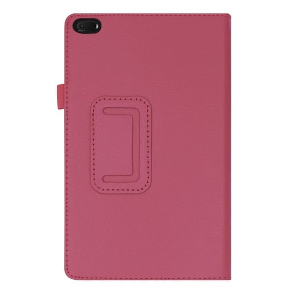 Lenovo Tab E8 Litchi Skinnetui - Rosa