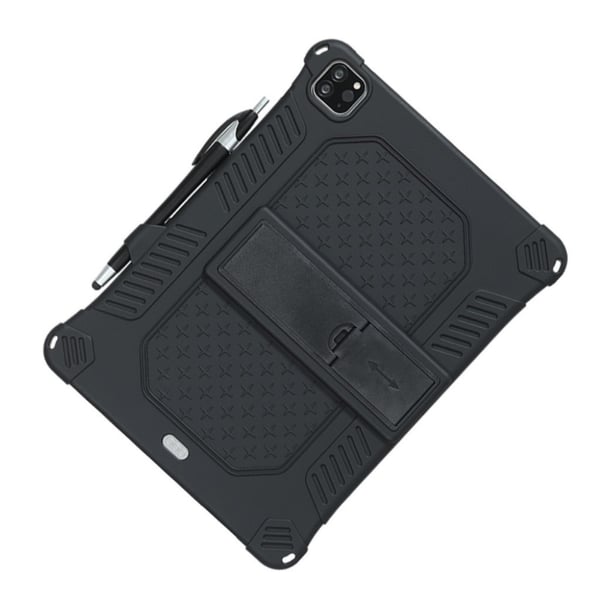 iPad Pro 11 tommer (2020) / (2018) flip-etui i skinn med solid tema - Svart