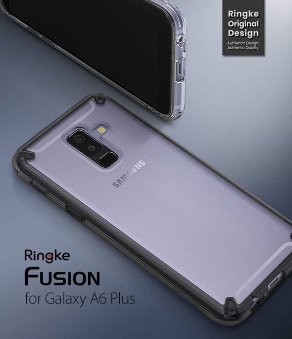 Ringke FUSION Samsung Galaxy A6 Plus 2018 - Savu Musta