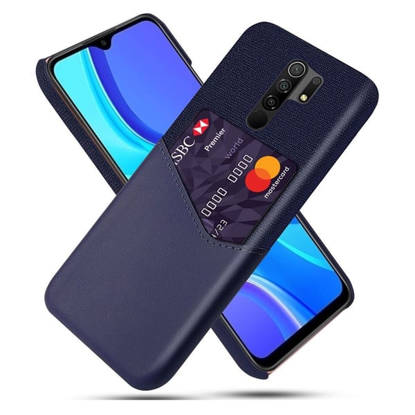 Bofink Xiaomi Redmi 9 Card Cover - Blå