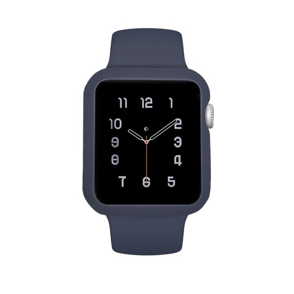 Apple Watch Series 3/2/1 42 mm slitesterk støtfangerramme - Mørkeblå