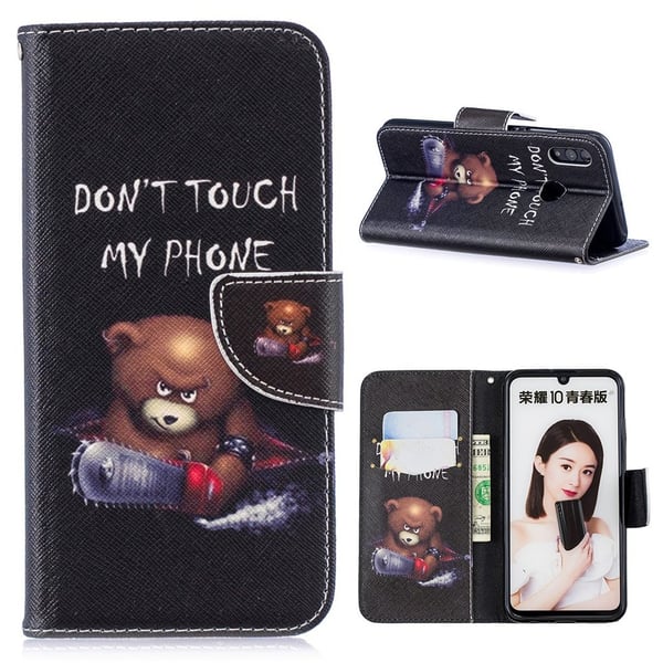 Wonderland Huawei P Smart 2019 flip-etui - Bjørn Og Bjørn