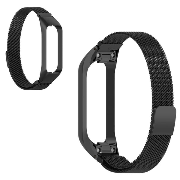 Samsung Galaxy Fit 2 klokkerem i rustfritt stål - Svart