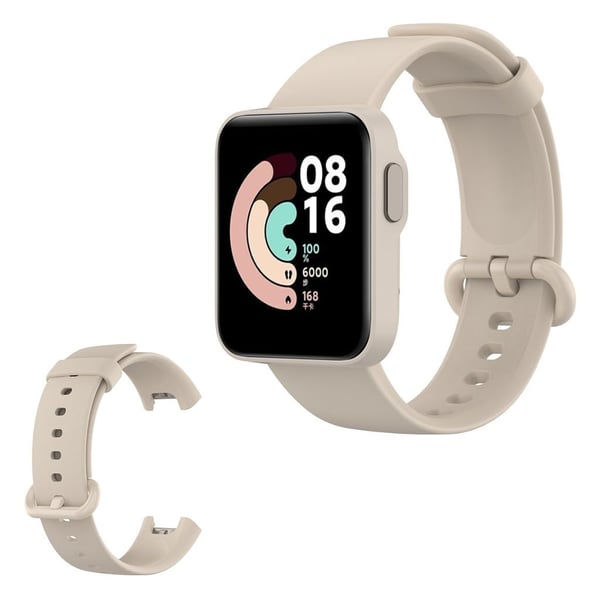 Xiaomi Mi Watch Lite enkel silikonklokkebånd - Beige