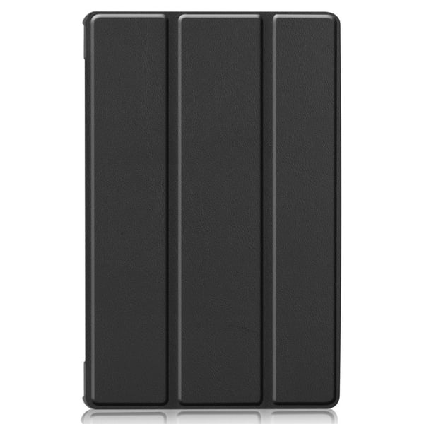 Lenovo Tab M10 FHD Plus holdbart trefoldigt læderetui - Sort