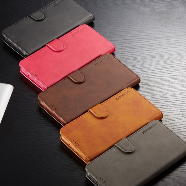 LC.IMEEKE Samsung Galaxy A40 flip etui - Grå