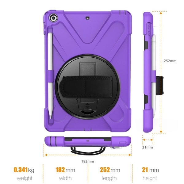 iPad (2018) 360 yhdistelmäkotelo - Violetti