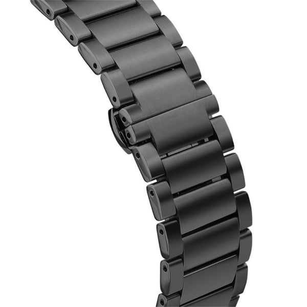 Huawei Watch GT 22mm ruostumaton Kellon Ranneke - Musta