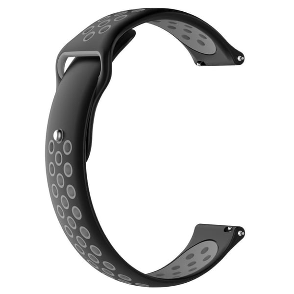 Huawei Watch Gt 22m Klokkereim Av Silikon - Svart / Grå