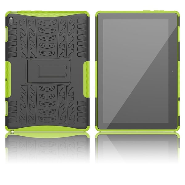 Lenovo Tab E10 Slitesterk Hybrid Etui - Grønn