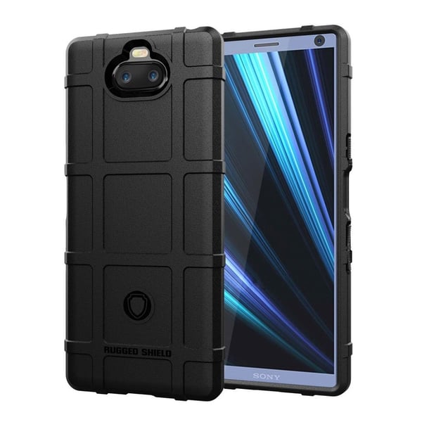 Sony Xperia 10 anti-stød gitter etui - Sort