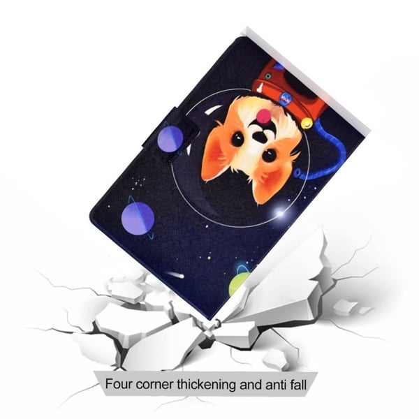 Lenovo Tab M10 Mønster Printing Lær Etui - Aerospace Hund
