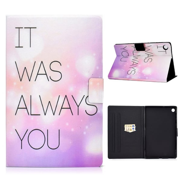 Lenovo Tab M10 FHD Plus Cool Mønster Lær Flippetui - It Was Always You