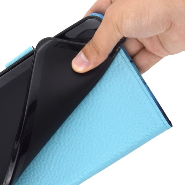 Lenovo Tab M10 Cool Mønster Lær Flippetui - Gull Sommerfugler