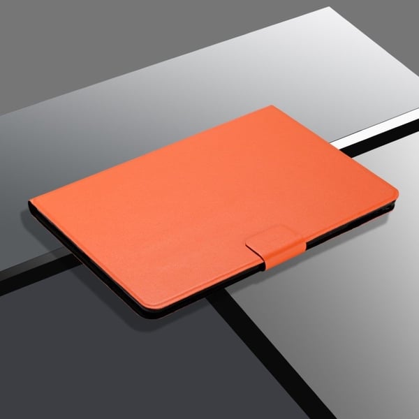 iPad (2018) / (2017) enkelt flip-etui i skinn - Oransje