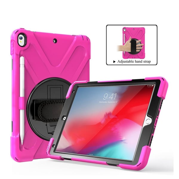 iPad Air (2019) X-Form Roterende Etui - Knallrosa
