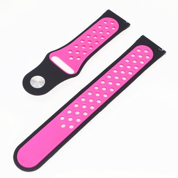 Garmin Forerunner 645 / Vivoactive 3 / Vivomove Hr 20mm To-Tone Klokkereim - Svart / Rose