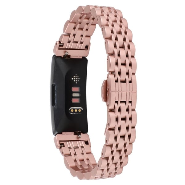 Fitbit Inspire / Inspire Hr Metallspenne Klokkereim - Rosa