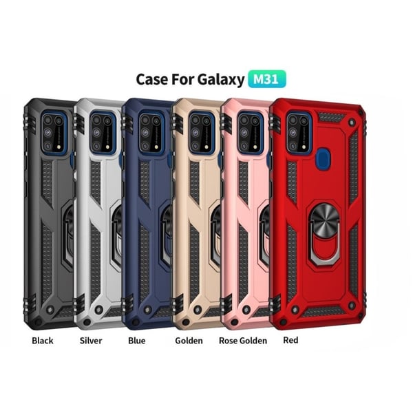 Bofink Combat Samsung Galaxy M31 Etui - Rød