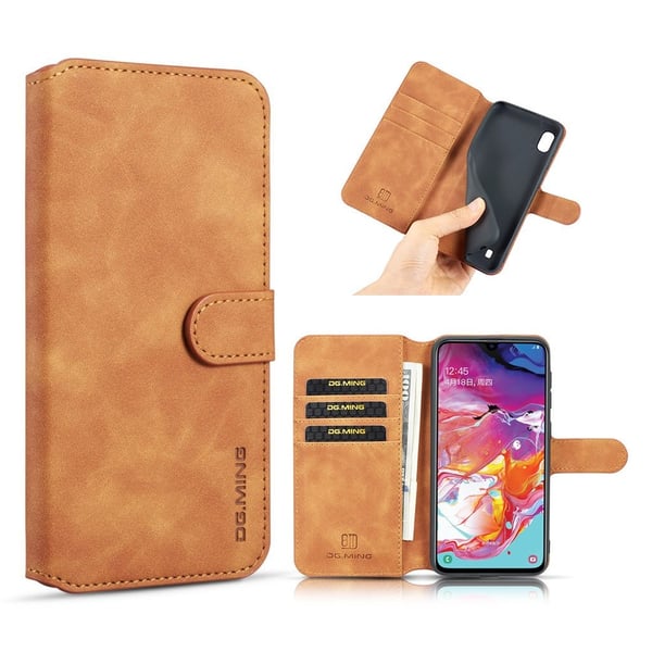 DG.MING Samsung Galaxy A10 Retro Etui - Brun