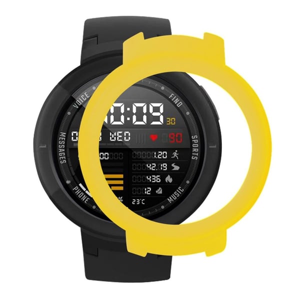 Huami Amazfit Verge 3 enkel coverbeskyttelse - gul Huami Amazfit Verge 3 enkel coverbeskyttelse - gul