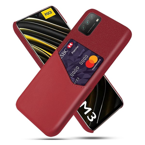 Bofink Xiaomi Redmi 9T Card Deksel - Rød