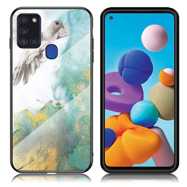 Fantasy Marble Samsung Galaxy A21s kuoret - Lentävä kyyhkynen
