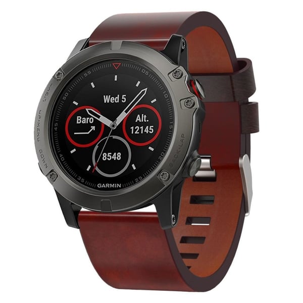 Garmin Fenix 5X lær watchband