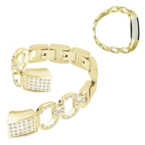 Fitbit Alta urrem med rhinestone - Gull
