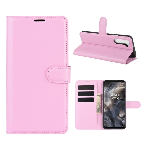 Classic OnePlus Nord flip kuoret - Pinkki