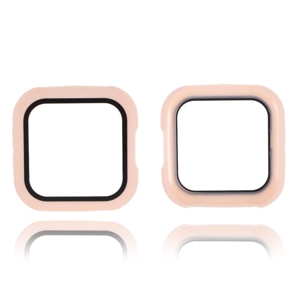 Fitbit Versa 2 stilig ramme med herdet glass - Beige
